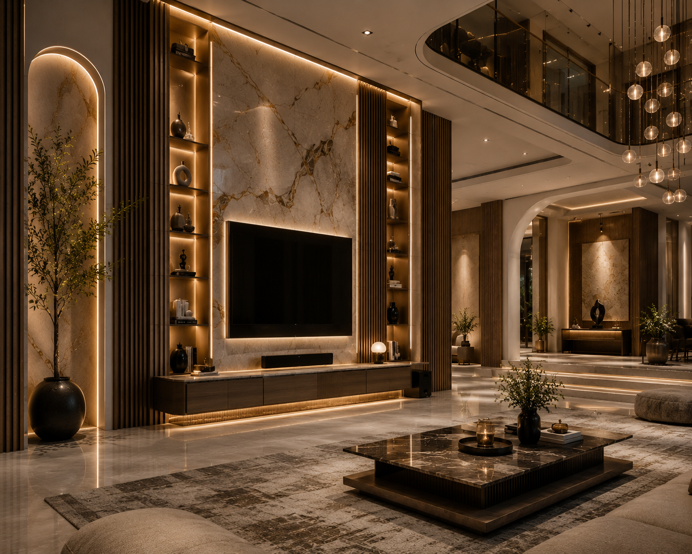 Thoughtfully designed interior space